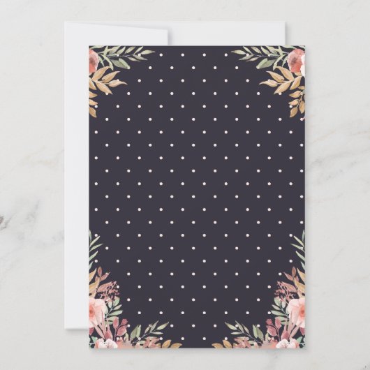 Invitation Chut ! Parties scintillant d'or Script Surprise fê (Dos)