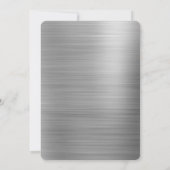 Invitation Chut ! Surprise Silver Anniversaire (Dos)