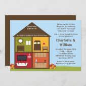 Invitation Chute autour de la Fête de la mariée de douche de (Devant / Derrière)