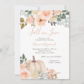 Invitation Chute blanche crémeuse en amour Douche en couple (Devant)