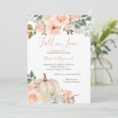 Invitation Chute blanche crémeuse en amour Douche en couple (Debout devant)