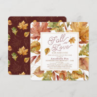 Chute d'amour Feuilles d'automne Baby shower Drive