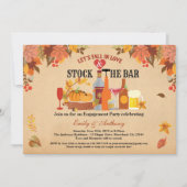 Invitation Chute d'amour stock bar couple douche (Devant)