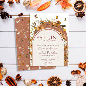 Invitation Chute dans l'amour Bohème Fleur sauvage de Terraco