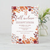 Invitation Chute Dans L'Amour Bridesmaitres Luncheon Invitati (Debout devant)