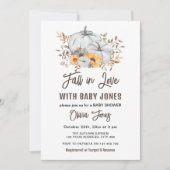 Invitation Chute dans le Baby shower de l'amour (Devant)