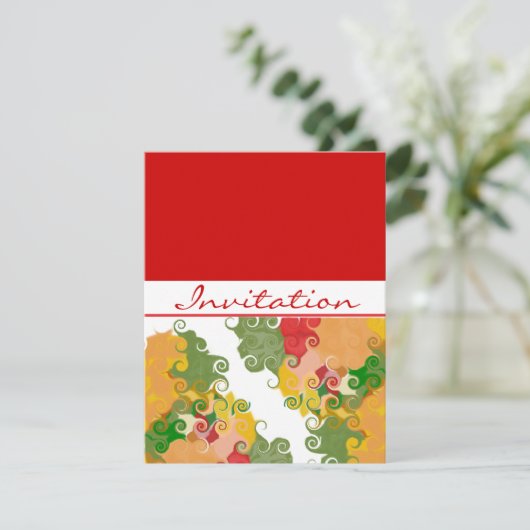 Invitation Chute D'Automne (Debout devant)