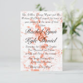 Invitation Chute des feuilles (Debout devant)