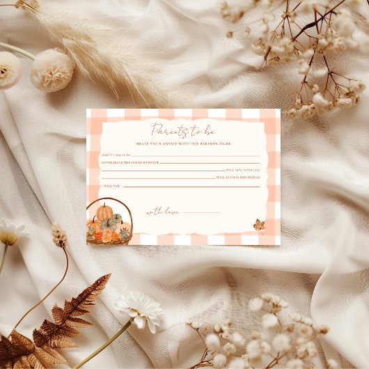 Invitation Chute en amour Baby shower Conseils pour les paren