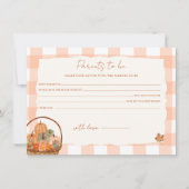 Invitation Chute en amour Baby shower Conseils pour les paren (Devant)