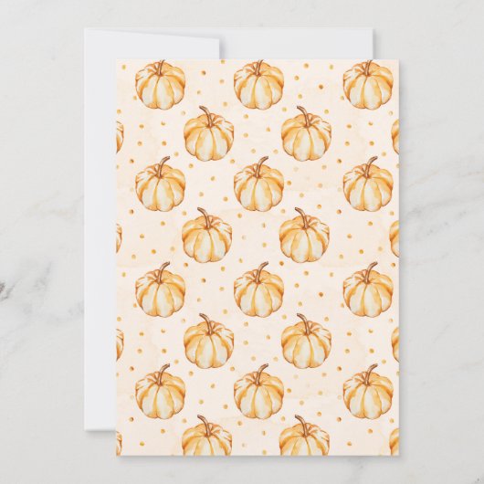 Invitation Chute en amour Baby shower neutre (Dos)