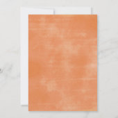Invitation Chute en amour Boho Citrouille Arch Engagement Par (Dos)
