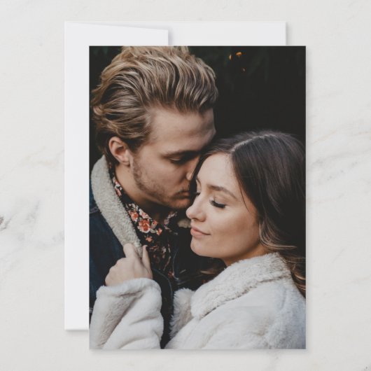 Invitation Chute en Amour Boho Floral Citrouille Automne Mari (Dos)