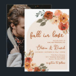 Invitation Chute en Amour Boho Floral Rustic Automne Mariage<br><div class="desc">Fall in Love - Boho Floral Rustic Autumn Faire-part de mariage Donnez le ton à votre mariage d'automne de rêve avec ce faire-part de mariage Fall in Love, avec des fleurs boho molles, des accents rustiques terrestres et des tons d'automne riches. Avec une palette chaleureuse de terre cuite, d'orange brûlée,...</div>