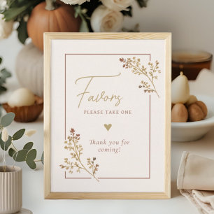 Invitation Chute En Amour Chute Foliage Douche Favoriser Sign