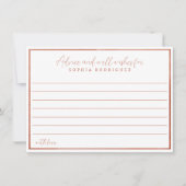 Invitation Chute en Amour Fête des mariées Conseils & Bien So (Devant)