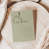 Invitation Chute en amour Fête des mariées de taille minimali