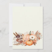 Invitation Chute en amour Fête des mariées Pampas Grass Flora (Dos)