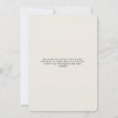 Invitation Chute en amour Neutre Autumn Cake Baby shower (Dos)