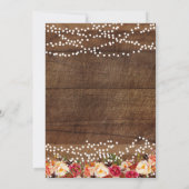 Invitation Chute en bois de citrouille dans l'invitation de (Dos)