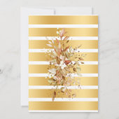 Invitation Chute Eucalyptus bulles & Bourbon Couples Douche (Dos)