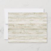 Invitation Chute Florale Rouge Aquarelle Réponse du feuillage (Dos)