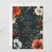 Invitation Chute gothique vintage (Devant)