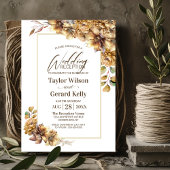 Invitation Chute Reception de Floral Wedding