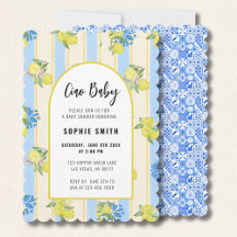Ciao Baby, Grafeful Lemon, Italian Blue Tiles