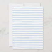 Invitation Ciao Baby Lemon & Blue Bow Boy Baby shower (Dos)