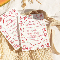 Ciao Bambino Baby shower italien illustré