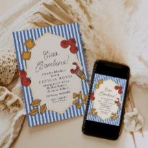 Ciao Bambino Bleu Fête de Naissance pour Bébé Ital
