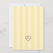 Invitation Ciao Bambio(a), Italian, Lemon, Baby Shower (Dos)