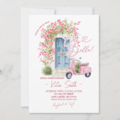 Invitation Ciao Bella Fête des mariées italienne Whimsical (Devant)