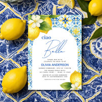 Ciao Bella Italienne Citron Bleu Carrelage Fête de
