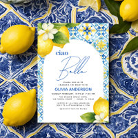 Ciao Bella Italienne Citron Bleu Carrelage Fête de