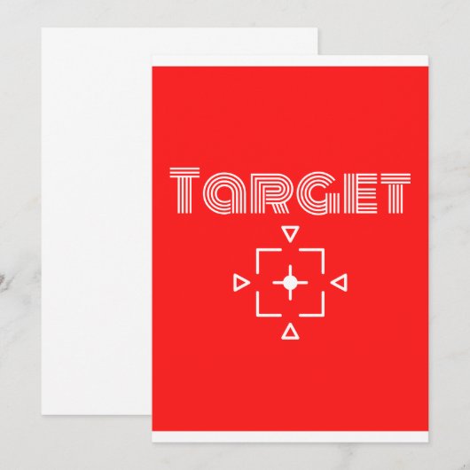 Invitation Cible (Devant / Derrière)