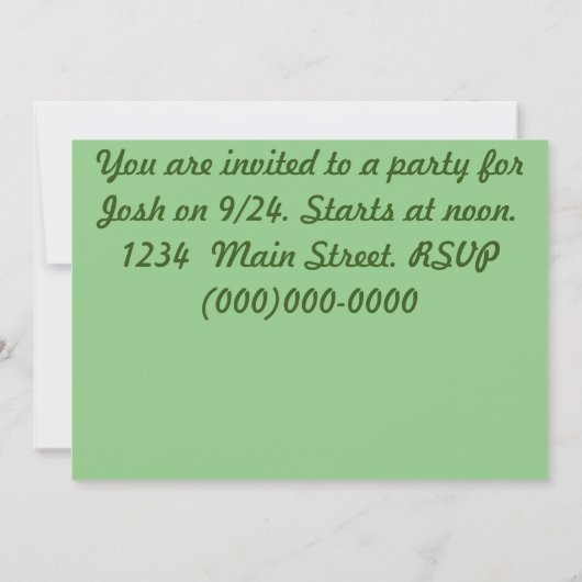 Invitation Cicada (Dos)