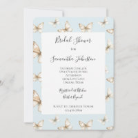 Ciel Bleu & Papillons Baby Shower