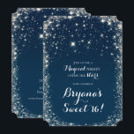 Invitation Ciel céleste étoilé bleu Douce 16ème année<br><div class="desc">personnaliser pour tout événement</div>