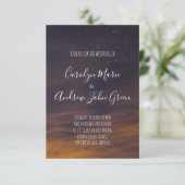 Invitation Ciel désertique boho céleste rustique moderne bohé (Debout devant)