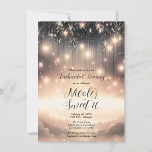 Invitation Ciel enchanté Étoiles et nuages doux 16