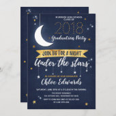 Invitation Ciel Étoilé pour Tout Événement (Devant / Derrière)
