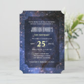 Invitation Ciel nocturne / Espace Thème Anniversaire Invitati (Debout devant)