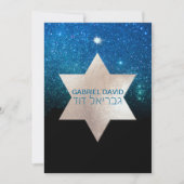 Invitation Ciel nocturne PixDezines/Turquoise/typographie/bar (Devant)