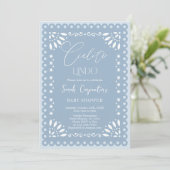 Invitation Cielito Lindo Baby shower garçon (Debout devant)