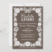 Invitation Cielito Lindo Baby shower mexicain (Devant)