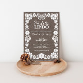 Invitation Cielito Lindo Baby shower mexicain