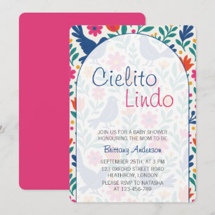 Invitation Cielito Lindo Baby shower mexicain