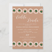 Invitation Cielito Lindo Baby shower mexicain Barro Boho (Devant)